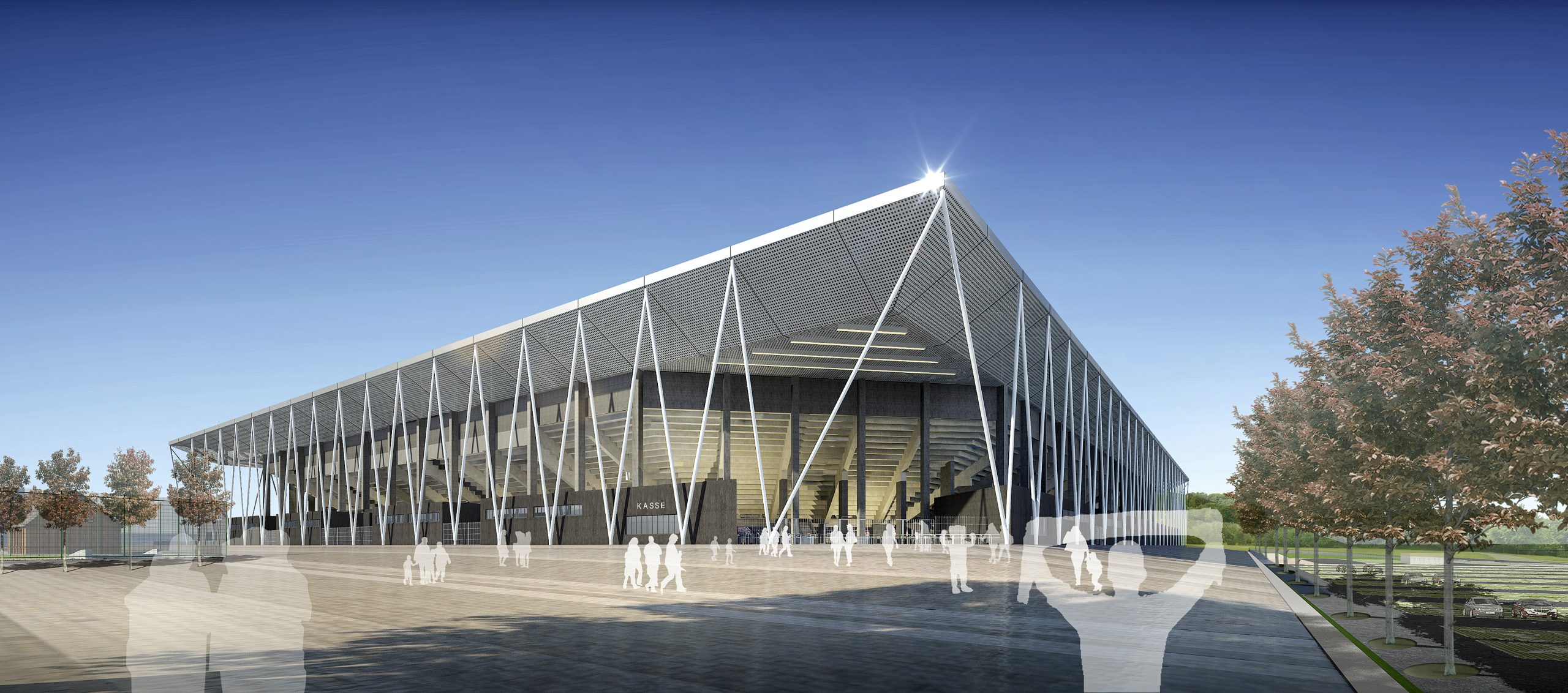 HPP WillMore Eingangssituation Stadion Freiburg