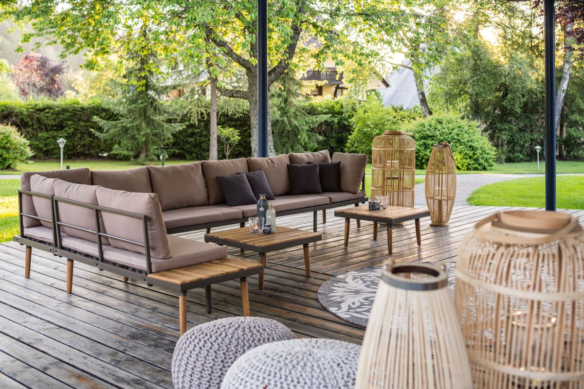 Outdoor Lounge Bereich Wellness Klein