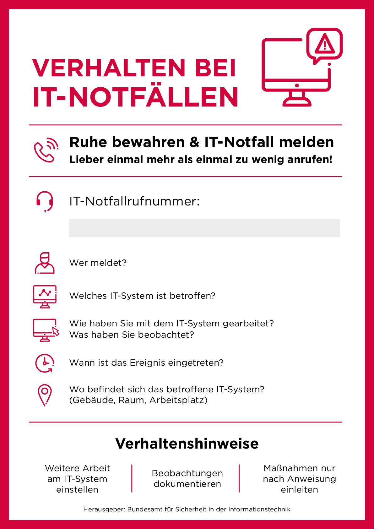 IT Notfallkarte DINA4 001