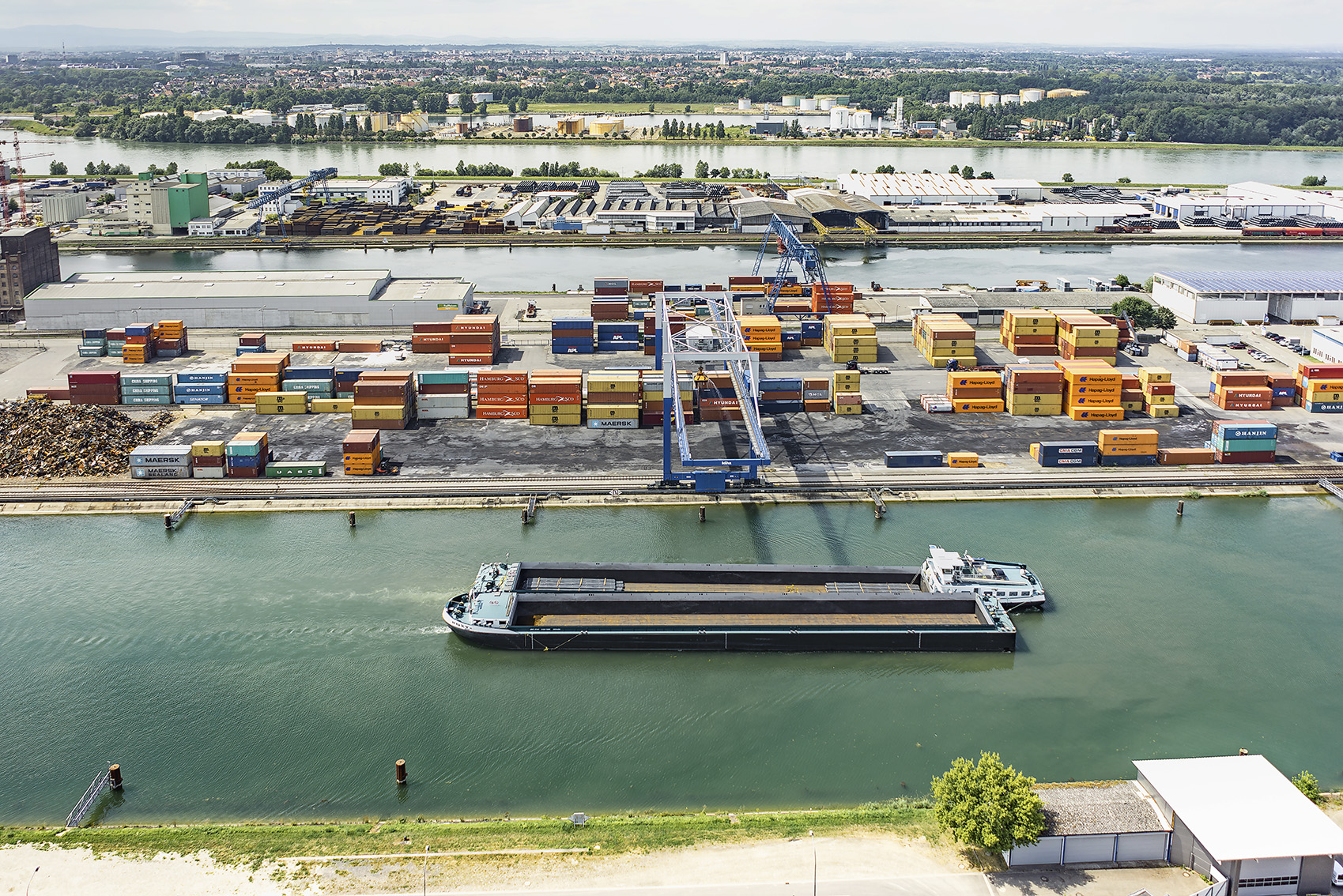 HVK Schubleichter Containerterminal