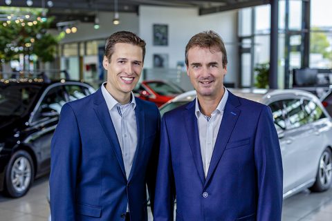 Pascal (l.) und Bernhard Schmolck